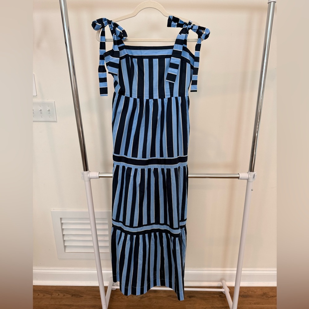 Pinch Blue and Black Striped Garment